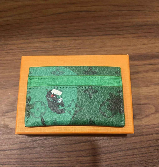 Louis Vuitton Golf Green Card Holder – Luxury Leather Card Wallet