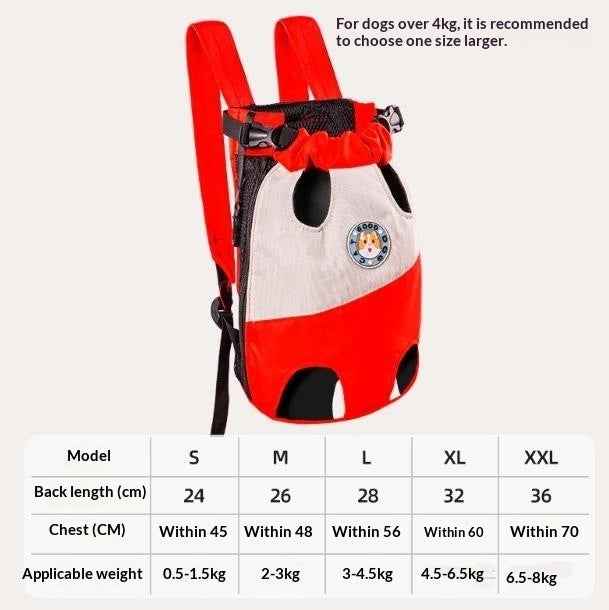 Portable Double-Shoulder Backpack For Pet Outings