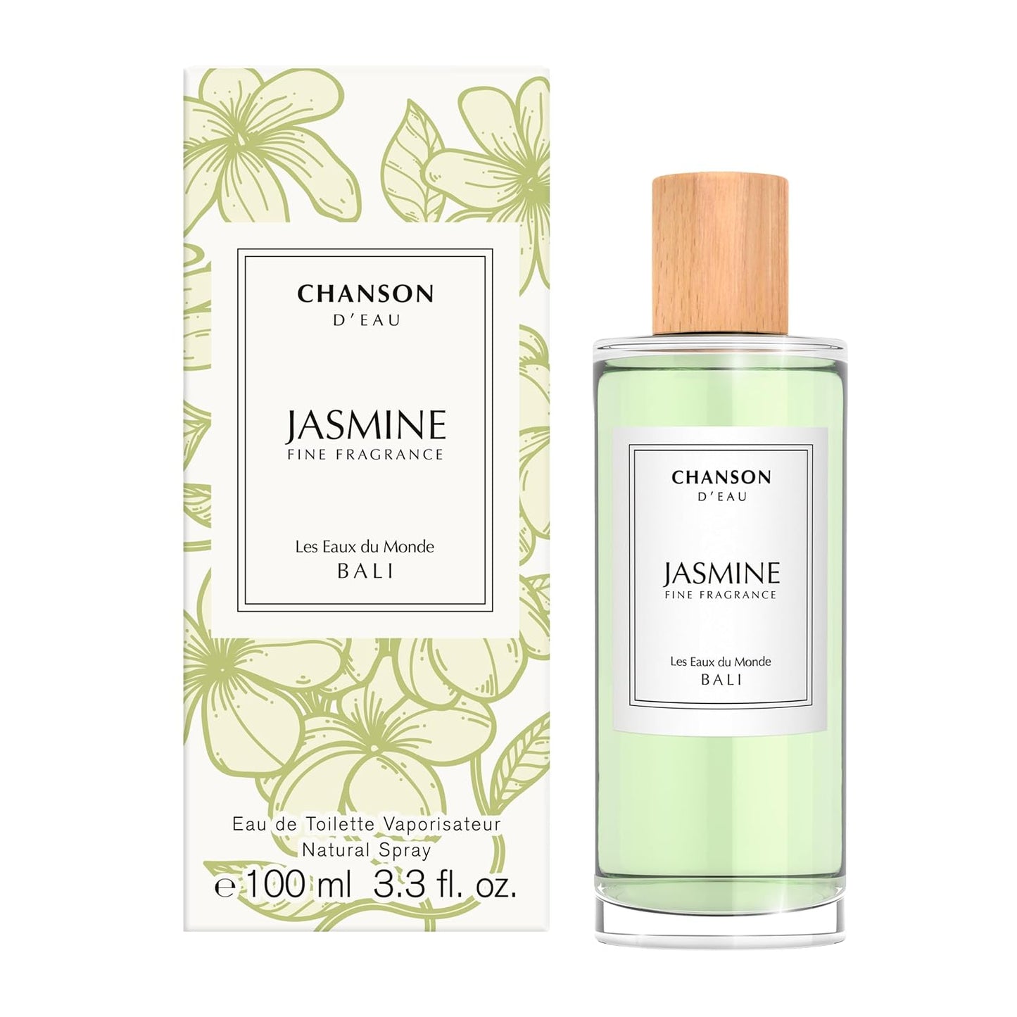Chanson Jasmine Eau de Toilette for Women 3.4 fl oz