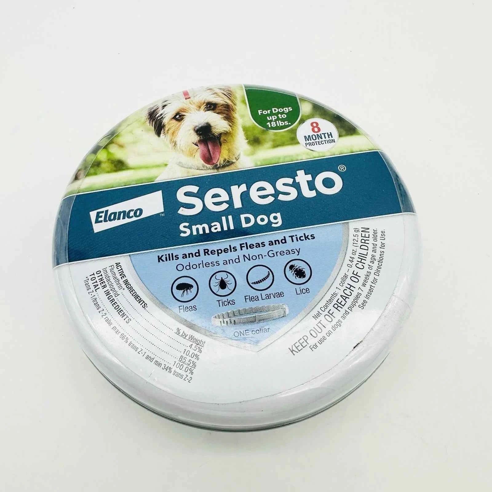 Seresto Flea & Tick Collar for Small Dogs Up to 18 lbs