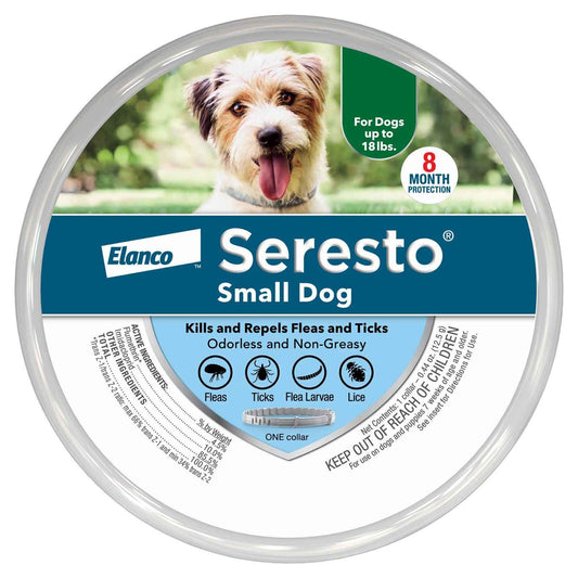 Seresto Flea & Tick Collar for Small Dogs Up to 18 lbs