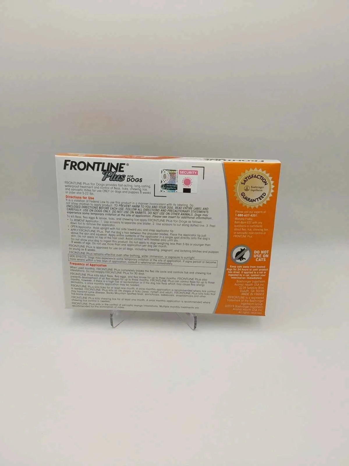 FRONTLINE Plus Flea & Tick Treatment for Dogs 5 to 22 lbs | 6 Monthly Doses